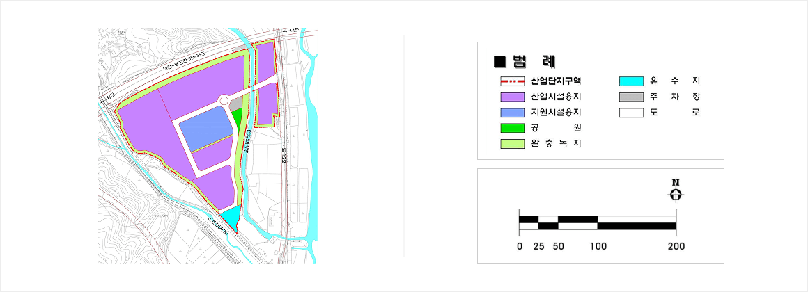 쌍신일반산업단지 안내도