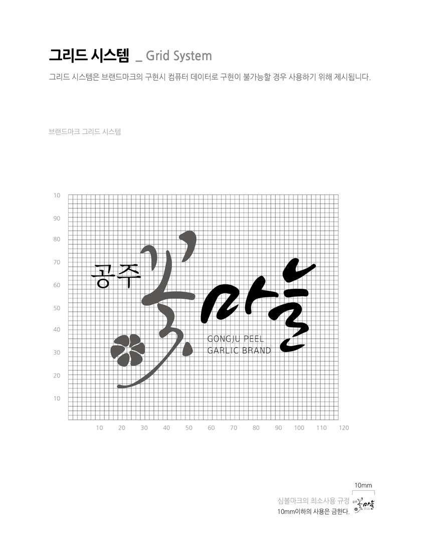 그리드 시스템을 안내하는 이미지, 자세한 내용은 하단을 참고해주세요.