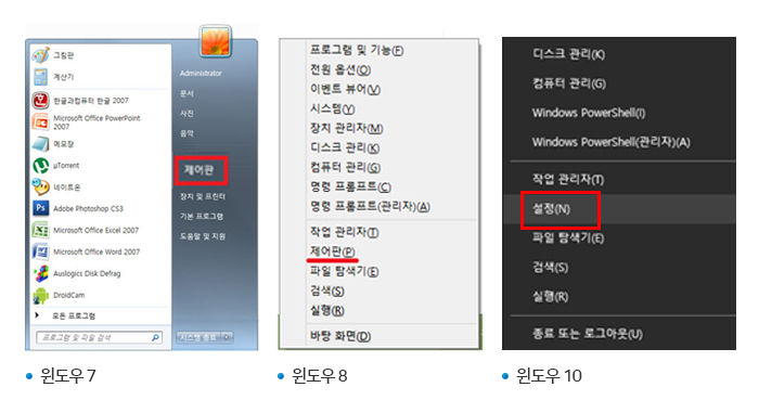 화상키보드 사용안내 첫번째