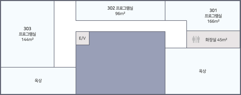 3층 안내도 이미지로 자세한 내용은 하단을 참고해주세요