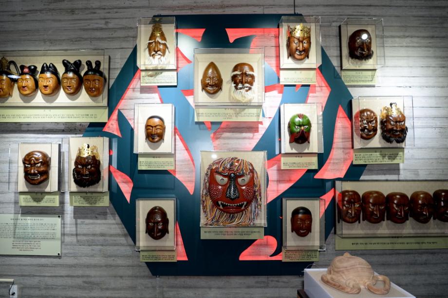 백제미마지탈 전시